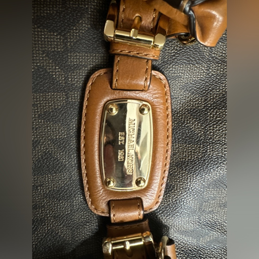 Brown MK Michael Kors bag purse large